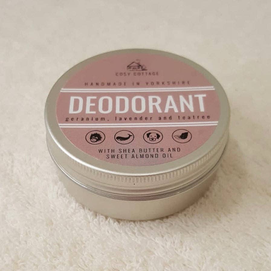 Natural deodorant in a tin - made in Yorkshire