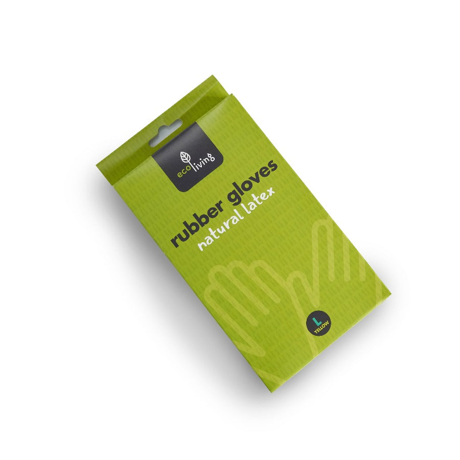 Natural Latex rubber gloves