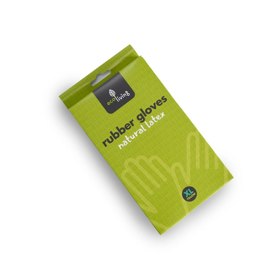 Natural Latex rubber gloves