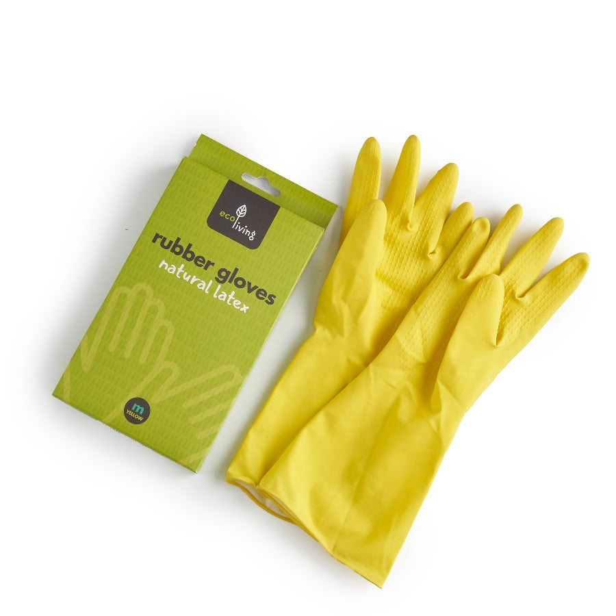 Natural Latex rubber gloves