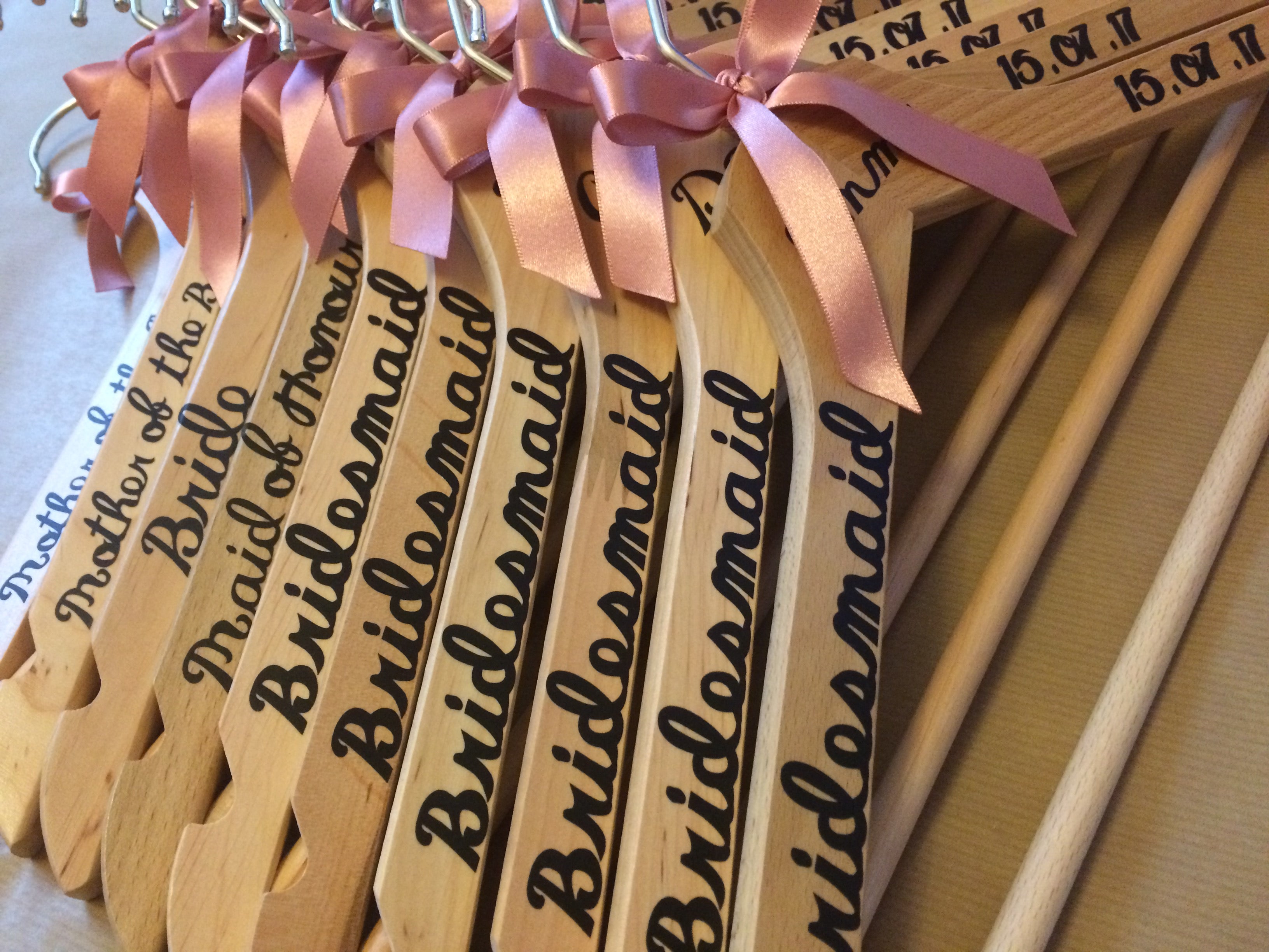 Personalised Wedding Hangers!