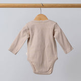 Ribbed Bodysuit with Long Sleeves for Babies