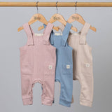 Baby Ribbed Cotton Dungarees