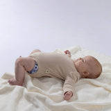 Ribbed Bodysuit with Long Sleeves for Babies