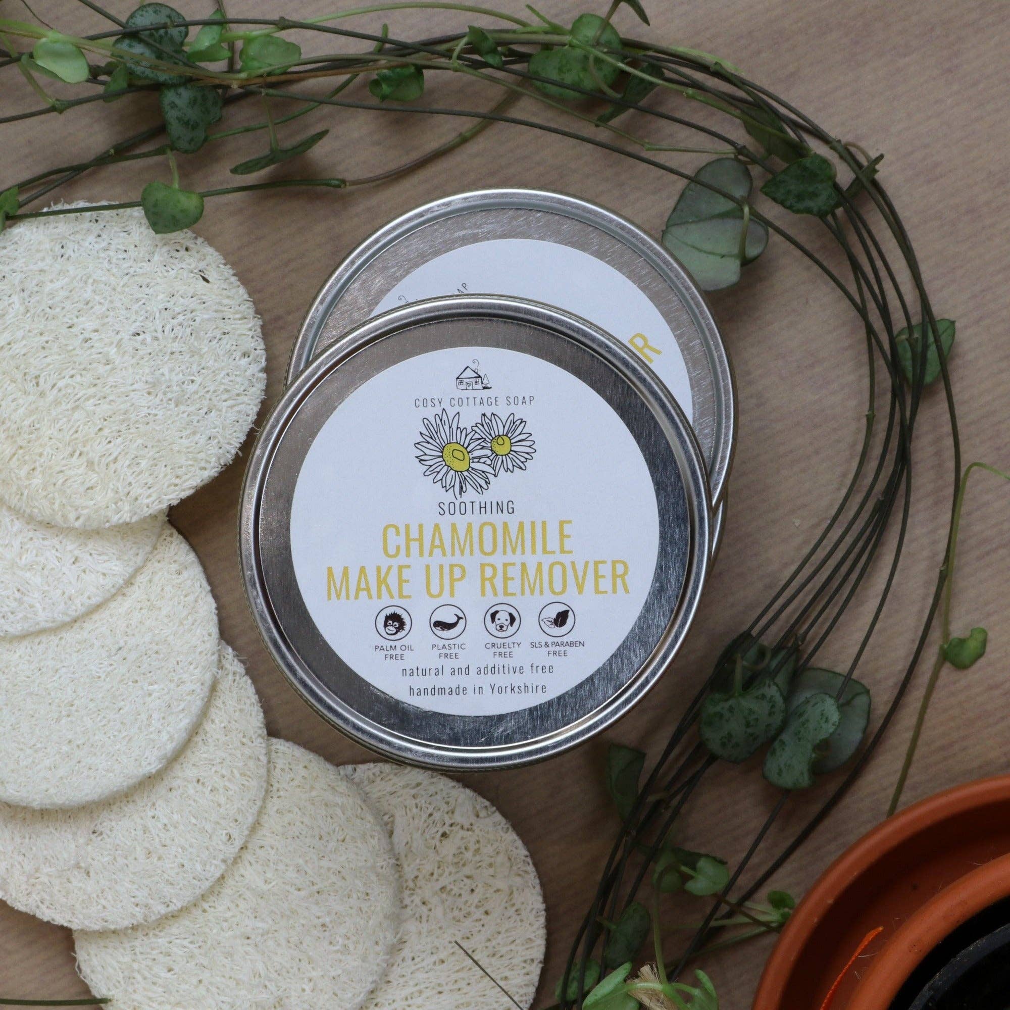 Tin of Camomile make up remover - made in Yorkshire 