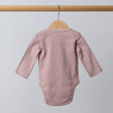 Ribbed Bodysuit with Long Sleeves for Babies