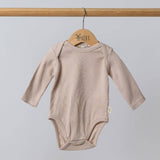 Ribbed Bodysuit with Long Sleeves for Babies