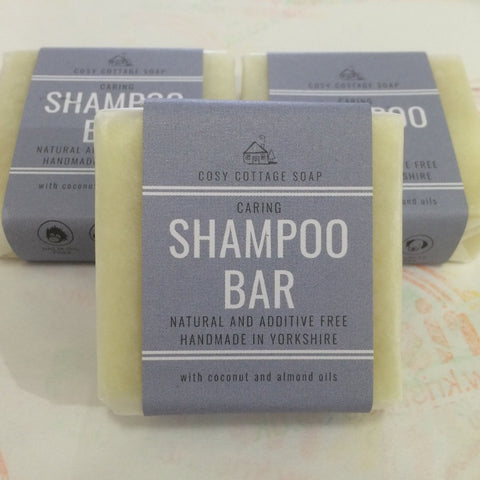 Shampoo bar with almond oils