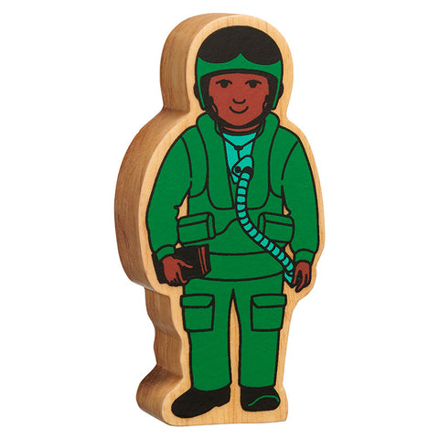 Wooden green airforce officer 