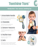teething toys info poster